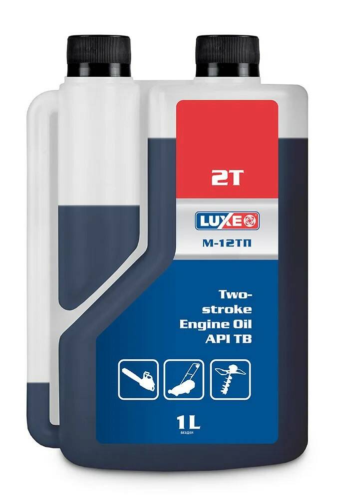 LUXE М-12ТП масло для 2-х такт. двиг. 1л (дозаторная)