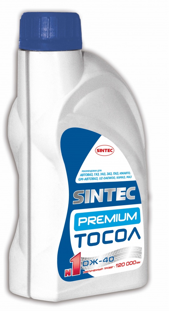 Тосол ОЖ-40 Sintec 1кг (-45 С)