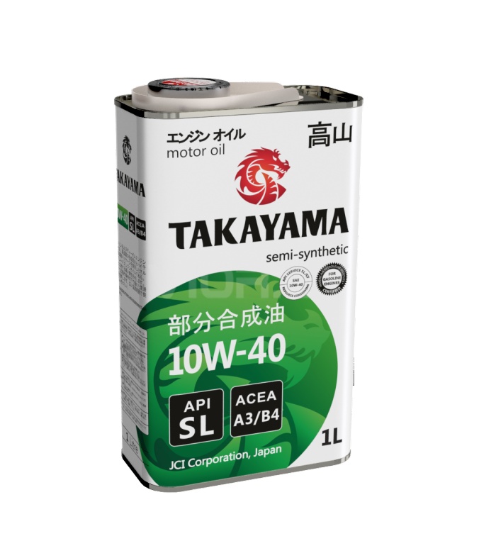 TAKAYAMA Safetec 10W40 API SL, ACEA A3/B4 1л