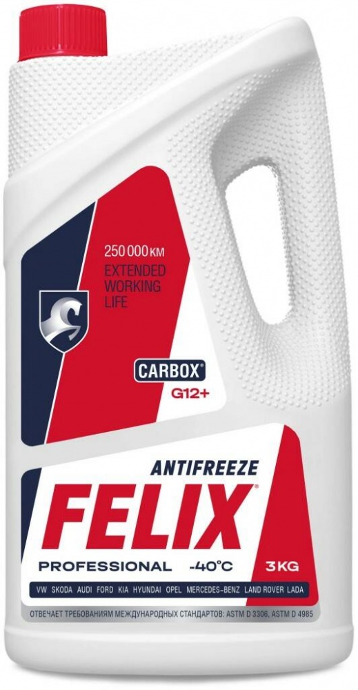 Антифриз FELIX CARBOX -40 (красный) 3кг Дзержинск
