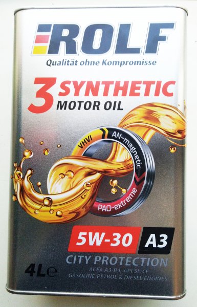 ROLF 3-SYNTHETIC 5W30 ACEA A3/B4 1л