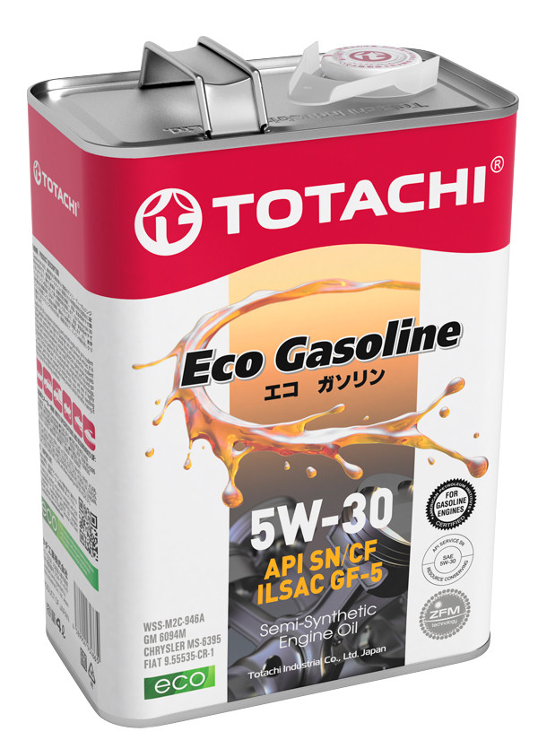 TOTACHI Eco Gasoline Semi-Synthetic SN/CF 5W30 4л 10804